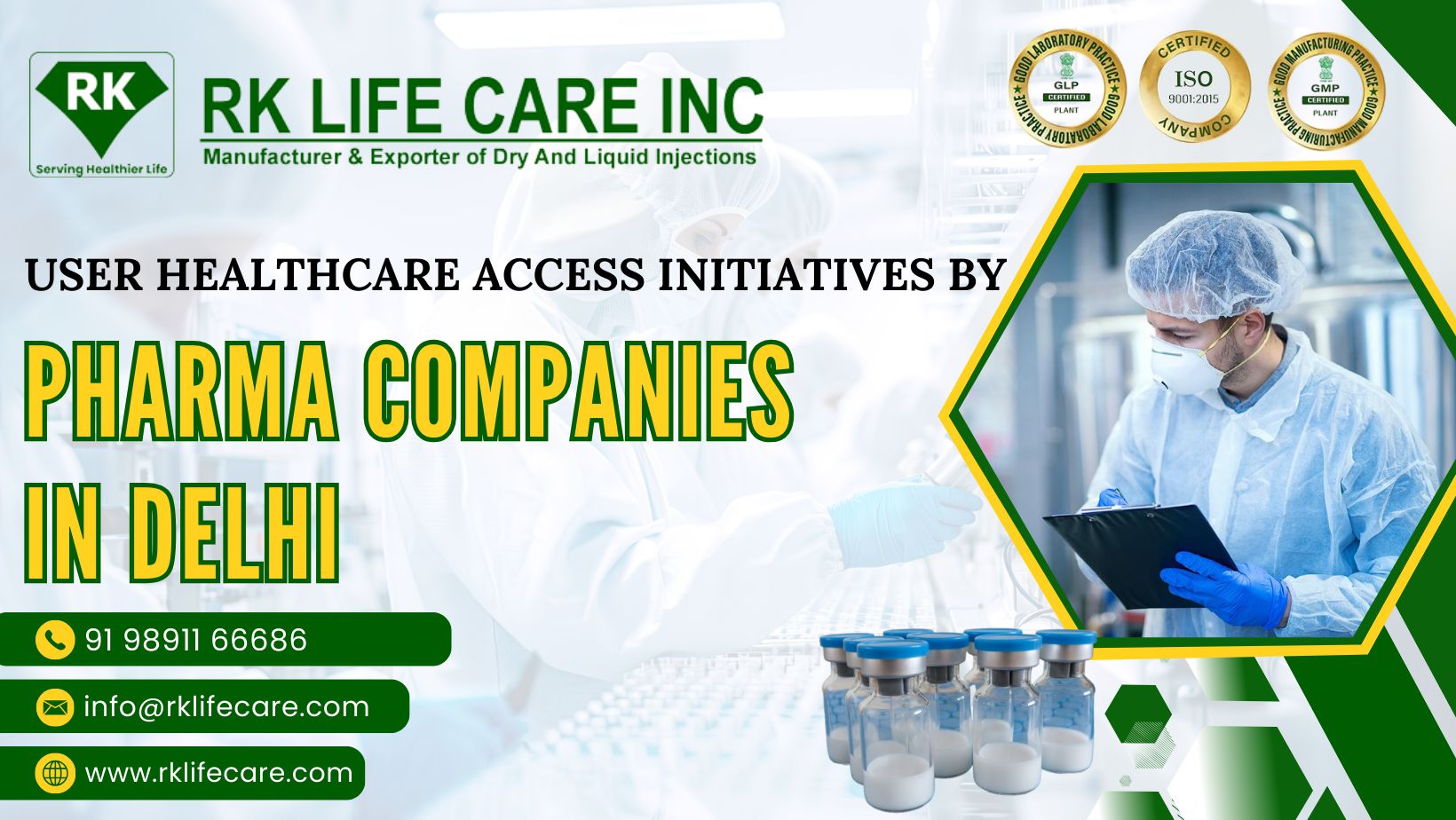 User Healthcare Access Initiatives by Pharma Companies in Delhi